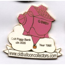 Colt Piggy Bank G-BWBV Old Balloon Collectors Gold